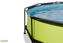 EXIT TOYS Piscine Hors Sol Tubulaire Ronde – 244 X 76 Cm -Abriet Mobilier Soldes Boutique details piscine ronde 244cm exit toys