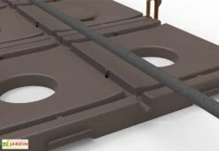 Plaques De Culture Et De Paillage Rigides Modul’oplak (lot De 6) -Abriet Mobilier Soldes Boutique details plaque culture paillage