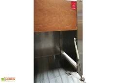 Table De Cuisson Avec Plancha à Gaz En Inox Et Friteuse Oasi 205C -Abriet Mobilier Soldes Boutique details porte table cuisson fermee inox