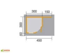 Abri Design Fides 2 (Plusieurs Tailles) 28mm 11 Abri Design Fides 2 (Plusieurs Tailles) 28mm -Abriet Mobilier Soldes Boutique dimensions abri fides 300 1