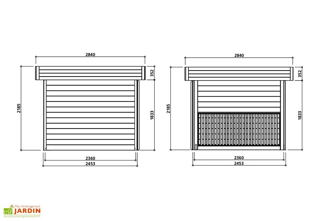 Solid Abri De Jardin Bois 28 Mm Avec Auvent 19,88 M² - Arhus 28 Mm 4 Solid Abri De Jardin Bois 28 Mm Avec Auvent 19,88 M² - Arhus 28 Mm – Image 4