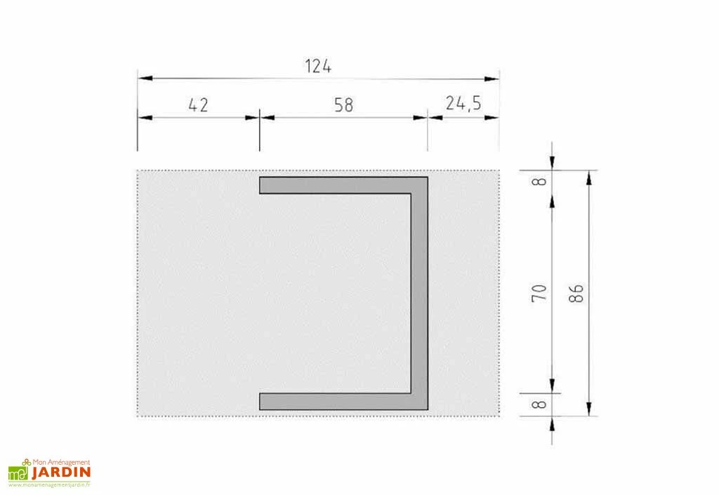 Abri Pour Robot Tondeuse En Bois D’Épicéa Brut Toit Relevable 3 Abri Pour Robot Tondeuse En Bois D’Épicéa Brut Toit Relevable – Image 3