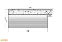 Solid Abri De Jardin Bois Vernier 28mm (538x538cm) Traité En Option 7 Solid Abri De Jardin Bois Vernier 28mm (538x538cm) Traité En Option -Abriet Mobilier Soldes Boutique dimensions chalet s8346