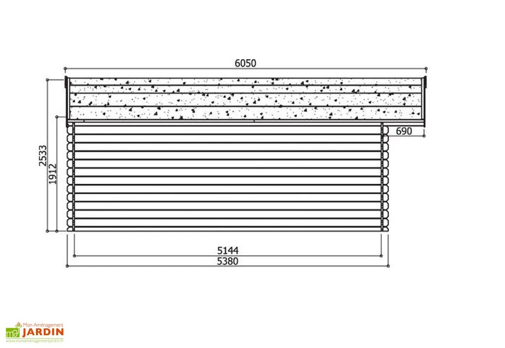 Solid Abri De Jardin Bois Vernier 28mm (538x538cm) Traité En Option 4 Solid Abri De Jardin Bois Vernier 28mm (538x538cm) Traité En Option – Image 4