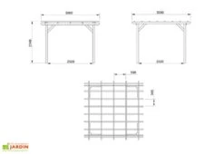 Nouvelles Arrivées -Abriet Mobilier Soldes Boutique dimensions pergola bois 2