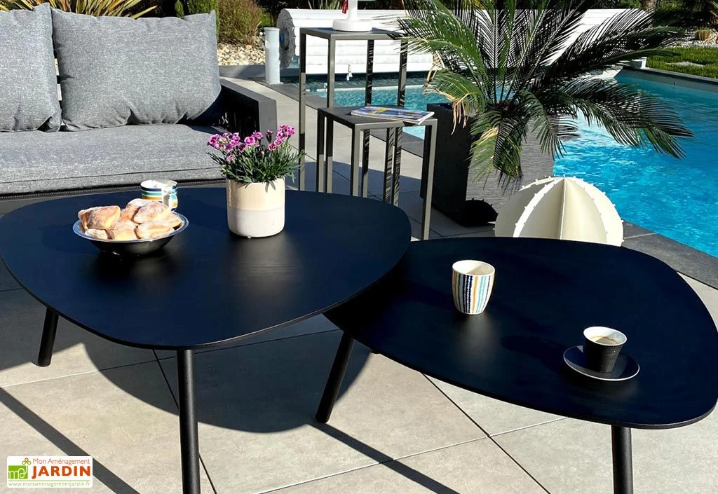 Tables Basses Gigognes Design Moderne - 74 X 40 Cm Et 49 X 35 Cm 1 Tables Basses Gigognes Design Moderne - 74 X 40 Cm Et 49 X 35 Cm