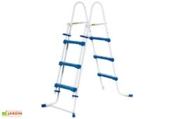 Summer Waves Piscine Hors-sol Tubulaire Ronde ∅366 X 91 Cm - PVC Bleu -Abriet Mobilier Soldes Boutique echelle rabattables piscine autoportee ronde pvc