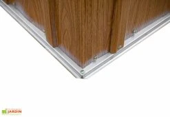 Abri De Jardin En Acier Galvanisé Imitation Bois 7 M² 11 Abri De Jardin En Acier Galvanisé Imitation Bois 7 M² -Abriet Mobilier Soldes Boutique embase abri jardin acier galvanise imitation bois