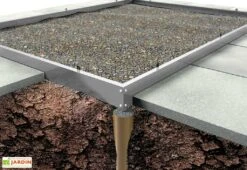 Halls Embase Pour Serre De Jardin En Acier Galvanisé Popular 66 (2 Coloris)