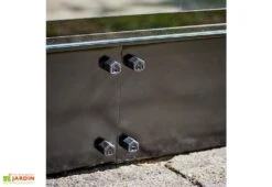 Halls Embase Pour Serre De Jardin En Acier Galvanisé Qube 610 Noir 5 Halls Embase Pour Serre De Jardin En Acier Galvanisé Qube 610 Noir -Abriet Mobilier Soldes Boutique embase serre jardin acier galvanise qube 610 noir 1