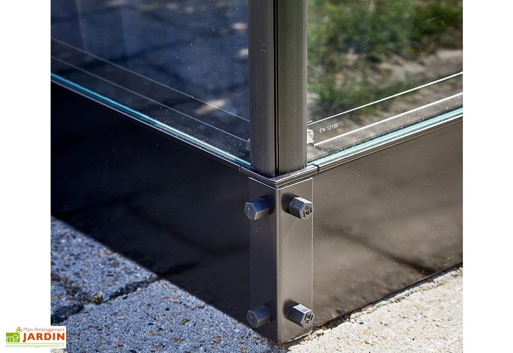 Halls Embase Pour Serre De Jardin En Acier Galvanisé Qube 610 Noir 1 Halls Embase Pour Serre De Jardin En Acier Galvanisé Qube 610 Noir