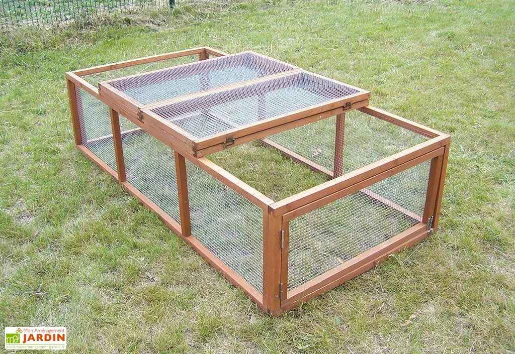 Enclos Pour Lapins Smokey (0,9x1,8x0,5) 2 Enclos Pour Lapins Smokey (0,9x1,8x0,5) – Image 2