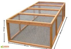 Enclos Pour Lapins Smokey (0,9x1,8x0,5) 11 Enclos Pour Lapins Smokey (0,9x1,8x0,5) -Abriet Mobilier Soldes Boutique enclos lapin clapier abri bois 90x180cm