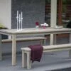 Table De Jardin En Bois Huilé 178 Cm + 2 Bancs – Liepaja