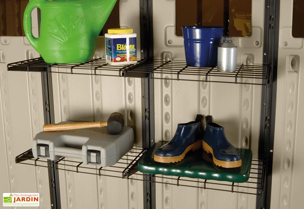 Etagères Pour Abri De Jardin PVC Suncast (lot De 2) 1 Etagères Pour Abri De Jardin PVC Suncast (lot De 2)