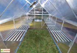 Étagère En Aluminium à Charge Lourde < 40 Kg Pour Serre Palram -Abriet Mobilier Soldes Boutique etagere aluminium charge lourde 40kg palram heavy duty shelf kit 1