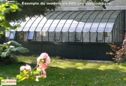 Serre Adossée Ancienne En Aluminium Et Verre Trempé 4mm Chambord 455x280 9 Serre Adossée Ancienne En Aluminium Et Verre Trempé 4mm Chambord 455x280 -Abriet Mobilier Soldes Boutique exemple de serre ancienne avec embase 1