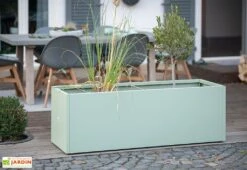 Jardinière Au Sol En Métal Thermolaqué XL - 150 X 50 X 50