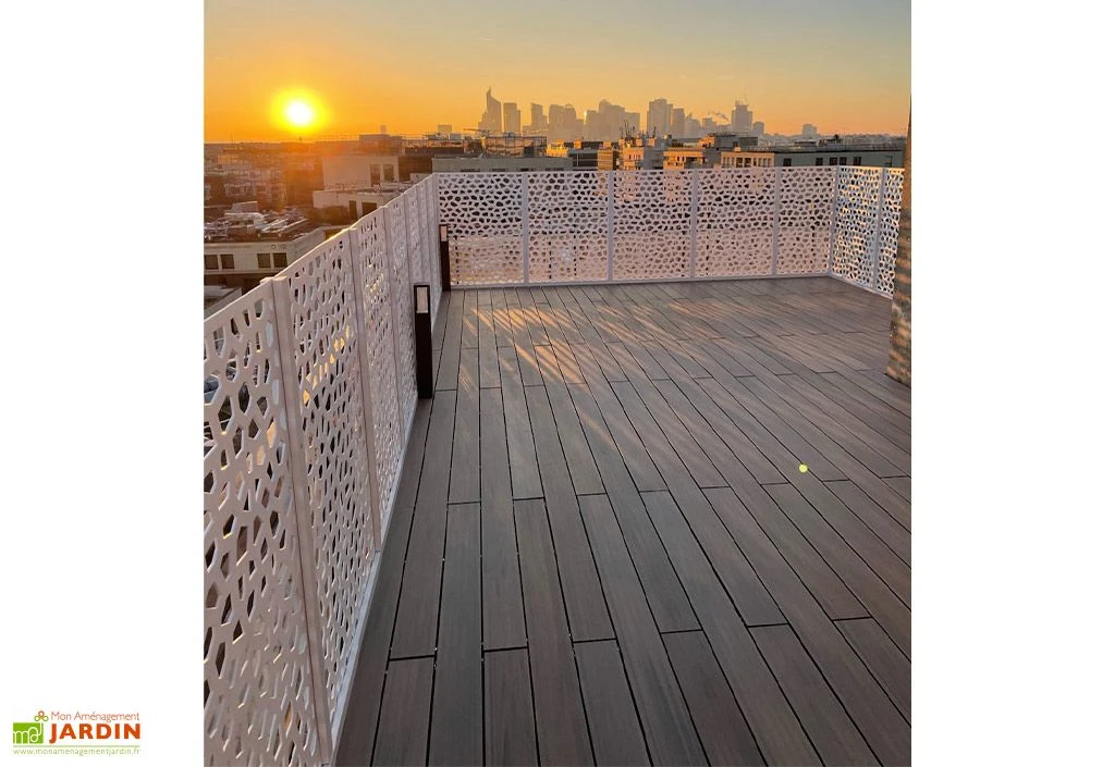 Lames De Terrasse En Composite Alvéolaires Et Réversibles 20 M² 6 Lames De Terrasse En Composite Alvéolaires Et Réversibles 20 M² – Image 6