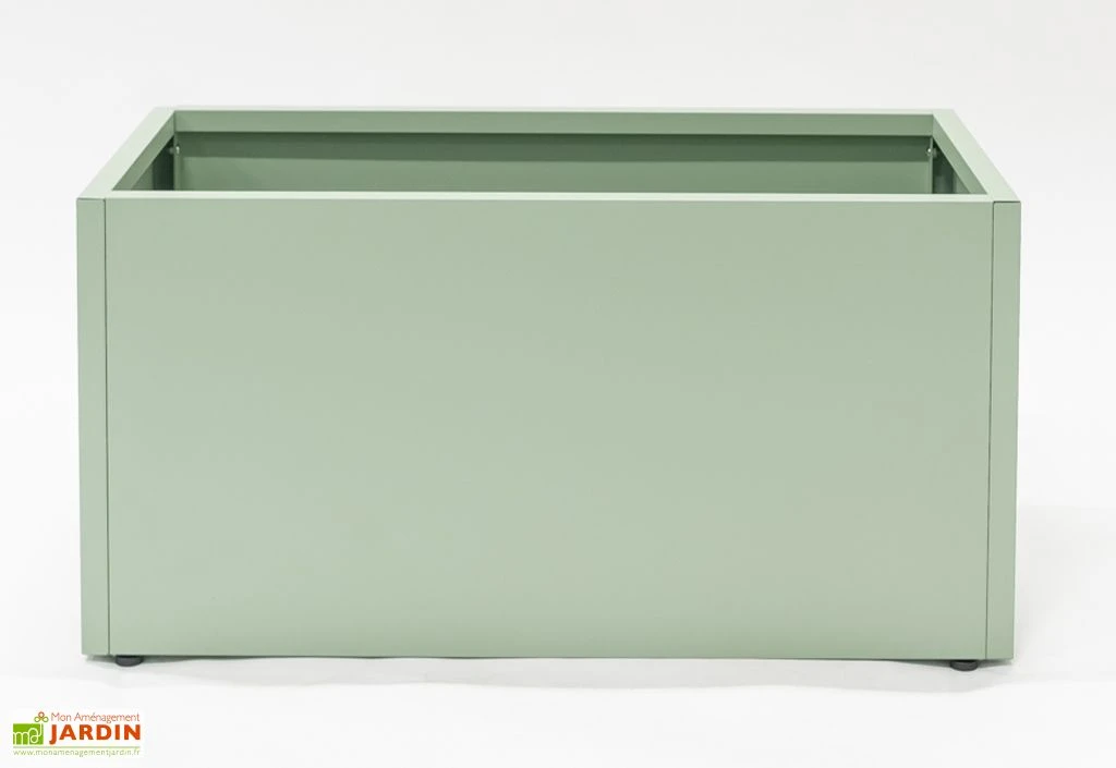 Jardinière Au Sol En Métal Thermolaqué - 100 X 50 X 50 2 Jardinière Au Sol En Métal Thermolaqué - 100 X 50 X 50 – Image 2
