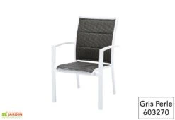 Fauteuil De Jardin En Aluminium Modulo (Plusieurs Coloris) 8 Fauteuil De Jardin En Aluminium Modulo (Plusieurs Coloris) -Abriet Mobilier Soldes Boutique fauteuil aluminium textilene modulo gris perle salon jardin
