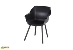 Fauteuil De Jardin En Aluminium Et Résine Sophie Element (Lot De 2)