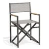 Fauteuil De Jardin Pliant En Aluminium Et Textilène Honfleur