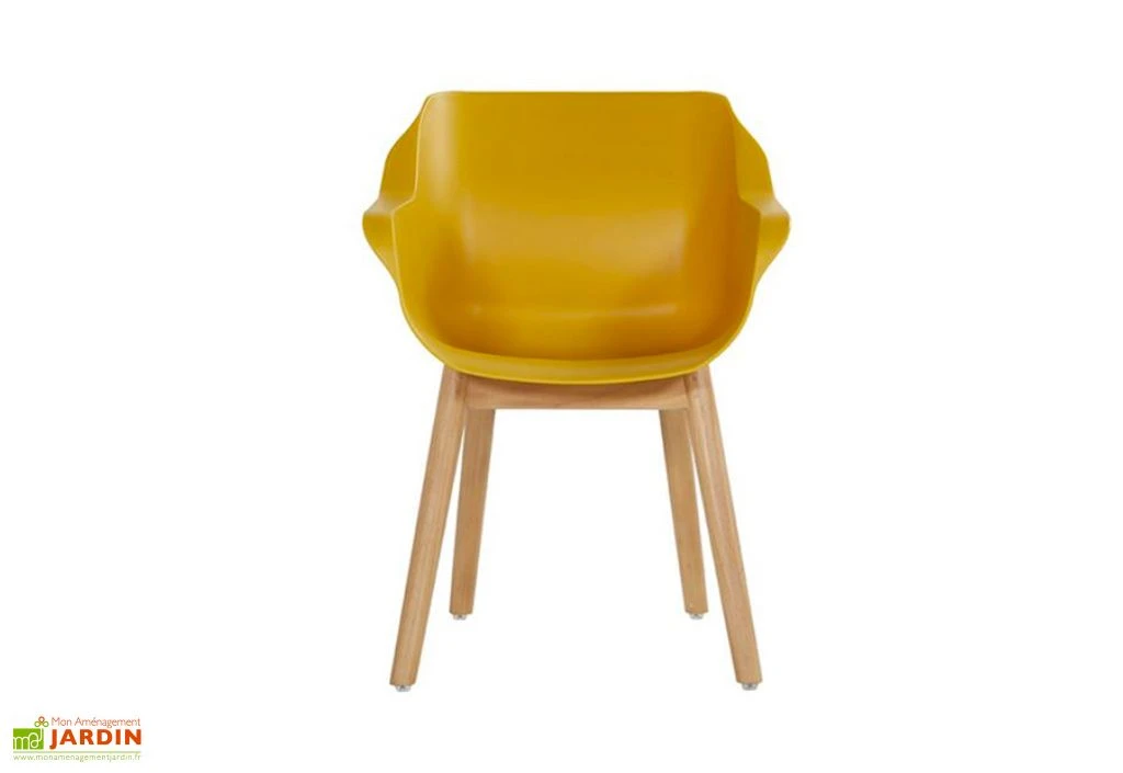 Fauteuil De Jardin En Bois De Teck Et Résine Sophie Teak (Lot De 2) 2 Fauteuil De Jardin En Bois De Teck Et Résine Sophie Teak (Lot De 2) – Image 2