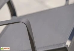 Fauteuil De Jardin Empilable En Aluminium Et Textilène Stockholm -Abriet Mobilier Soldes Boutique fauteuil jardin empilable aluminium textilene stockholm 2