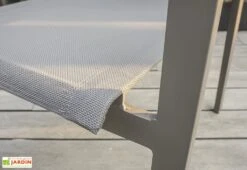 Fauteuil De Jardin Empilable En Aluminium Et Textilène Zahara -Abriet Mobilier Soldes Boutique fauteuil jardin empilable aluminium textilene zahara 1