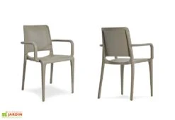 Fauteuil De Jardin Empilable En Polypropylène Renforcé – Hall -Abriet Mobilier Soldes Boutique fauteuil jardin plastique 2