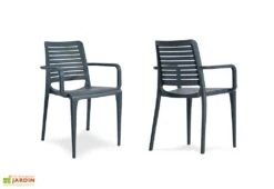 Fauteuil De Jardin Empilable En Polypropylène Renforcé – Park 8 Fauteuil De Jardin Empilable En Polypropylène Renforcé – Park -Abriet Mobilier Soldes Boutique fauteuil polypropyle ne empilable 02