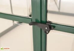 Serre De Jardin En Aluminium Et Polycarbonate Balance – Vert 11 Serre De Jardin En Aluminium Et Polycarbonate Balance – Vert -Abriet Mobilier Soldes Boutique fermeture porte serre aluminium vert polycarbonate balance