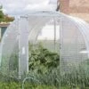 Serre Tunnel Tonneau En Polyéthylène 13,5 M² - Jardinière 4,5 X 3 M