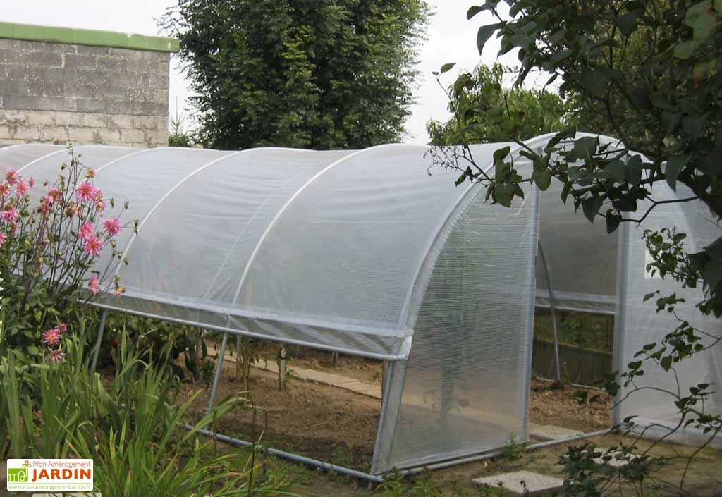 Serre Tunnel Tonneau En Polyéthylène 28 M² - Mini 7,5 X 3,7 M 1 Serre Tunnel Tonneau En Polyéthylène 28 M² - Mini 7,5 X 3,7 M