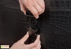 EXIT TOYS Spa Extérieur Rigide Rond 2 Places Ø 165 Cm – Leather Premium Noir 10 EXIT TOYS Spa Extérieur Rigide Rond 2 Places Ø 165 Cm – Leather Premium Noir -Abriet Mobilier Soldes Boutique fixation securite couverture spa exterieur