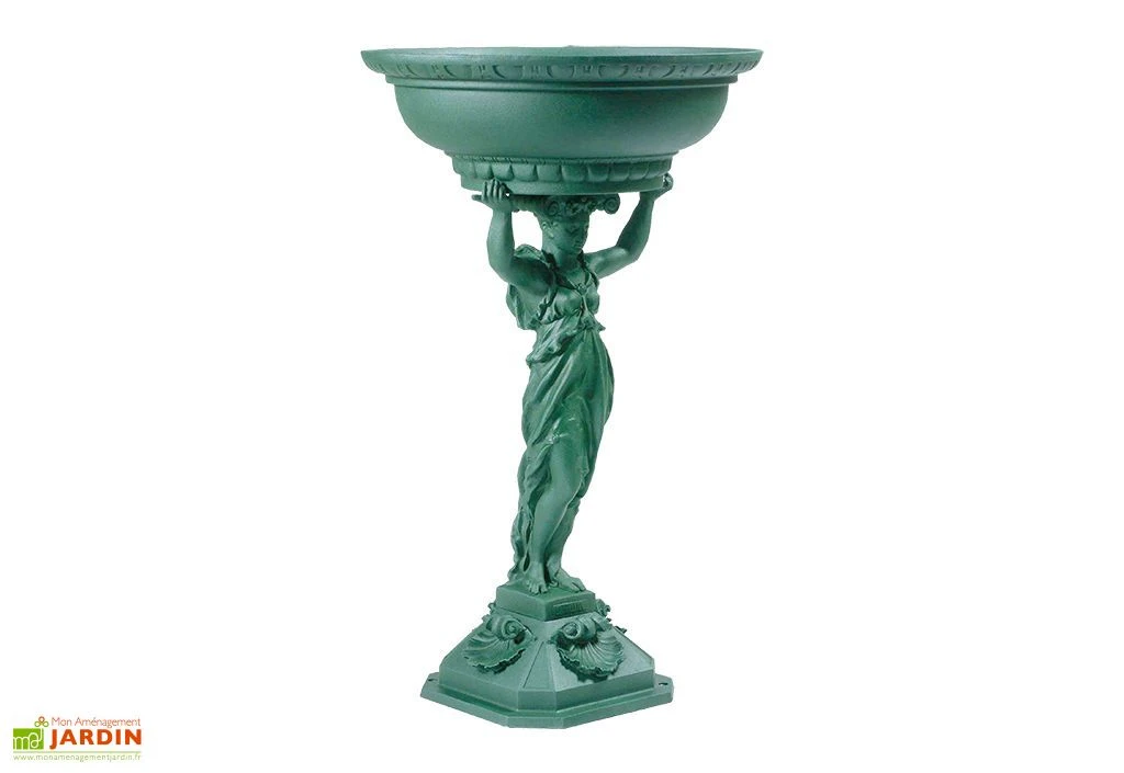 Fontaine De Jardin En Fonte Centrale Circuit Fermé Cariatide 1 Fontaine De Jardin En Fonte Centrale Circuit Fermé Cariatide