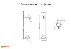 Garantia Fontaine De Jardin En Polyéthylène Gris 90 Cm Rondo -Abriet Mobilier Soldes Boutique fontaine jardin exterieur polyethylene gris 90cm rondo garantia
