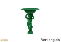 Fontaine De Jardin En Fonte Avec Circuit Fermé - Angelot 6 Fontaine De Jardin En Fonte Avec Circuit Fermé - Angelot -Abriet Mobilier Soldes Boutique fontaine jardin fonte dommartin angelot vert anglais