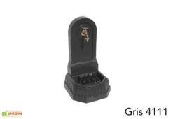 Fontaine De Jardin Murale En Fonte Citadine + Robinet -Abriet Mobilier Soldes Boutique fontaine jardin fonte dommartin citadine gris 4111