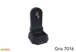 Fontaine De Jardin Murale En Fonte Citadine + Robinet -Abriet Mobilier Soldes Boutique fontaine jardin fonte dommartin citadine gris 7016