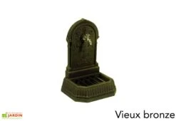 Fontaine De Jardin Murale En Fonte Florale + Robinet 11 Fontaine De Jardin Murale En Fonte Florale + Robinet -Abriet Mobilier Soldes Boutique fontaine jardin fonte dommartin florale vieux bronze