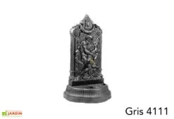 Fontaine De Jardin Murale En Fonte Neptune + Robinet Colvert -Abriet Mobilier Soldes Boutique fontaine jardin fonte dommartin neptune gris 4111