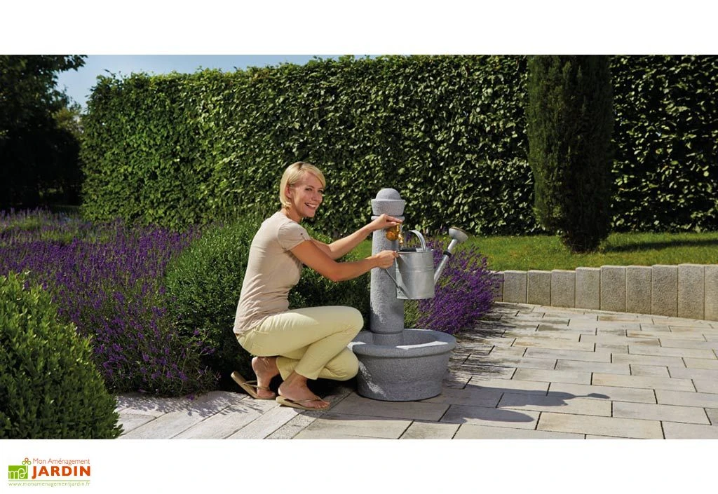 Garantia Fontaine De Jardin En Polyéthylène Imitation Pierre Roma 1 Garantia Fontaine De Jardin En Polyéthylène Imitation Pierre Roma