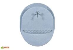 Roto Fontaine Murale En Polyéthylène Avec Robinet Mars – 70 X 52 X 90 Cm -Abriet Mobilier Soldes Boutique fontaine murale polyethylene mars gris