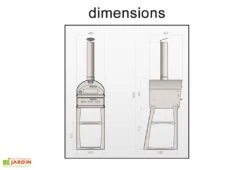 Four à Pizza à Bois Extérieur Vulcano Le Tradi -Abriet Mobilier Soldes Boutique four a pizza bois exterieur vulcano le tradi 8