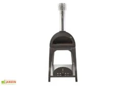 Four à Bois Extérieur En Inox Perla 66 X 68 Cm + Chariot -Abriet Mobilier Soldes Boutique four bois chariot perla