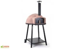 Four à Bois Extérieur Four à Pizza Pietra + Chariot 8 Four à Bois Extérieur Four à Pizza Pietra + Chariot -Abriet Mobilier Soldes Boutique four bois exterieur pietra 75 chariot