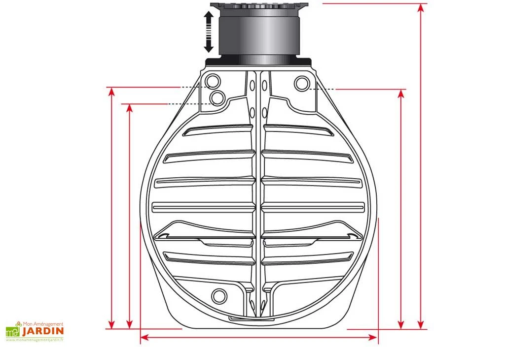 Cuve Recuperateur Eau Enterree 4500 L 3 Cuve Recuperateur Eau Enterree 4500 L – Image 3