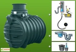 Cuve Recuperateur Eau Clever M 3400 L -Abriet Mobilier Soldes Boutique g0001367 01